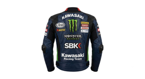 Chaqueta de Carreras Jonathan Rea WSBK Rawasaki Personalizada de Cuero de Canguro MotoCP con Certificación CE, Chaqueta Profesional para Hombre - Product Image 2