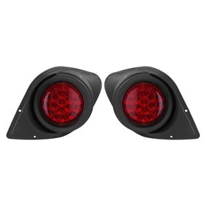 Kit Luci per Golf Cart 12 Volt Omologato per Strada con Fari LED, Luci Posteriori, Cablaggio, Indicatori di Direzione e Luci di Emergenza - Product Image 1