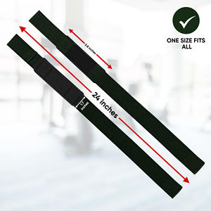 Muñequeras unisex con logo personalizado para entrenamiento de gimnasio, levantamiento de pesas, material de neopreno, cómodas, protección para las muñecas en culturismo - Product Image 6