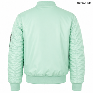 Chaqueta Bomber Personalizada para Hombre, Fabricante Directo de Fábrica, OEM, ODM, Venta al por Mayor, Chaqueta de Vuelo MA-1, Marca Privada, Secado Rápido, Transpirable - Product Image 1