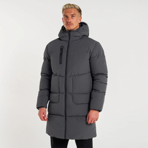 Veste longue personnalisée OEM, manteau d'entraîneur de football, coupe-vent, doudoune chaude de football, veste longue matelassée de football, manteaux d'hiver - Product Image 4