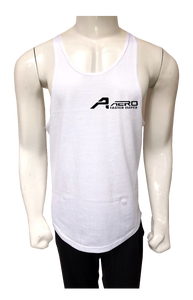 AERO Mens Red Sleeveless T-<b>Shirt</b> with Plaid Pattern Print O-Neck Casual Jersey Cotton Regular Fit Digital Printing Quick Dry - Product Image 5