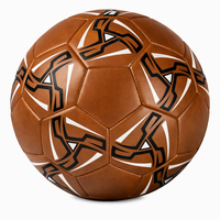 Ballon de football écologique haut de gamme pour entraînement et match, logo personnalisé, taille officielle 5, durable, toucher doux, PU, maintien de l'air moyen