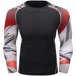 เสื้อ3D รัดรูปสำหรับผู้ชายเสื้อสำหรับเล่นกีฬาเพาะกายคอสเพลย์ตัวยาว - Product Image 3