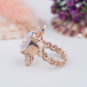 925 Sterling <b>Silver</b> <b>Small</b> Cute Animal Crab Shape Rings Rose Gold Plated Cubic <b>Stud</b> ring Fashion Jewelry for Women - Product Image 2