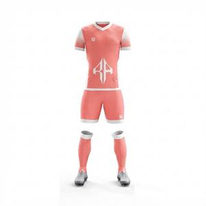 Ensemble de maillots de football imprimés par transfert thermique avec logo blanc, 100% polyester haute qualité pour hommes, manches courtes, respirant, séchage rapide - Product Image 2