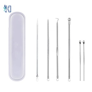 Stainless Steel Acne Extraction Kit offering superior precision and durability for everyday skincare. - Product Image 2