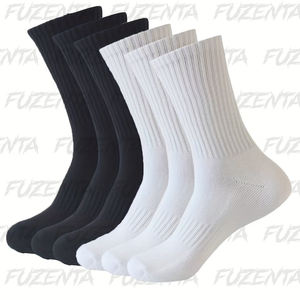 Calcetines deportivos de alta calidad para deportes, que absorben la humedad, transpirables y cómodos, con logo personalizado, para hombres y mujeres. - Product Image 1