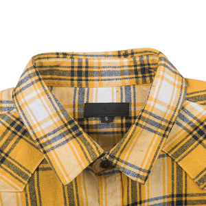 Service OEM – Nouveaux T-shirts sans manches en flanelle pour hommes, en coton, anti-plis, doux et confortables, grandes tailles, avec empiècements, pour le printemps - Product Image 6