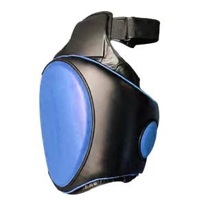 Protector de Muslos para Boxeo, Color Azul y Negro, Ligero, Alta Resistencia a Impactos, Mejor Rendimiento, Nuevo, Moderno, Hecho a Medida - Product Image 1