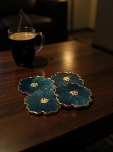 Most Demanded Decorative Resin <b>Coasters</b> Stylish <b>Drink</b> <b>Coasters</b> for Coffee Table or Kitchen and Dining Use Available for Sale - Product Image 3