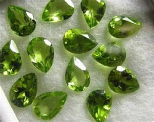 Peridoto natural en forma de pera, corte facetado, piedra preciosa suelta de gran tamaño, olivino facetado para joyería - Product Image 2