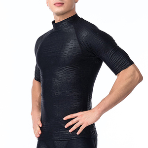 CLASSICAL TRENDS <b>Men's</b> Short Sleeve Rash Guard Black Quick Dry Breathable Spandex Polyester <b>Compression</b> <b>Shirt</b> - Product Image 3