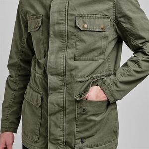 เสื้อแจ็คเก็ตทหารแบบพาร์กาสำหรับผู้ชาย - Product Image 6