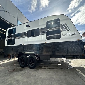 Remolque de Viaje de Aluminio de Lujo de Tamaño Pequeño para Campamentos Familiares Fuera de Carretera, Estándar Australiano, Autocaravana con Cama y Cocina - Product Image 5