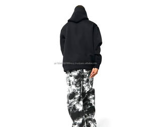 Breathable Quick Dry Acid Wash Hoodies Custom Printing Logo High Quality Men Acid Wash Hoodies - Product Image 5