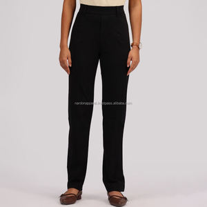 Pantalones Casuales de Mujer Nardon Apparel, Cintura Alta, Ajustados, Deportivos, de Secado Rápido, Transpirables, Pierna Ancha, Cintura Elástica - Product Image 1