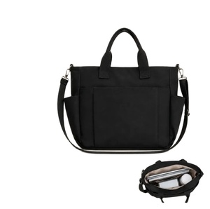 Bolsa de Mano de Lona Bordada Marrón Vintage, Bolso de Hombro con Cremallera de Gran Capacidad para Mujer, con Bolsa Adicional para Compras y Viajes - Product Image 2
