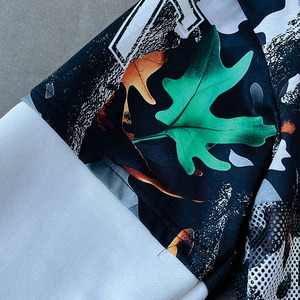 เสื้อฟุตบอลอเมริกันแบบตาข่ายขายส่งสำหรับทุกเพศ แขนยาว สไตล์สตรีทแวร์ ผ้าเนื้อสัมผัสพิเศษ ระบายอากาศได้ดี ชุดทีม รับผลิตตามแบบ OEM - Product Image 3