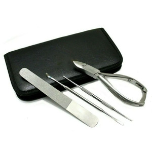 Juego de 4 Instrumentos de Acero Inoxidable para Podología, Cortaúñas, Herramientas para el Cuidado de los Pies, Instrumentos Quirúrgicos - Product Image 1