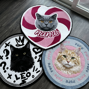 Alfombras de área de pelo cortado tufted personalizadas al por mayor OEM 2026 con patrón de anime y diseño de mascotas, aptas para mascotas, para sala de estar, uso doméstico y dormitorio de adolescentes - Product Image 3