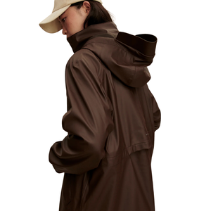 Impermeable Largo para Mujer, Chaqueta con Capucha, Ligera, Cortavientos, Parka Informal para Viajes, Otoño y Primavera - Product Image 4