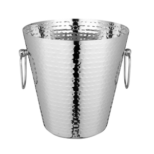 Designer Metal <b>Wine</b> Cooler Silver Finished for Ice Bucket with Handle 3L Capacity Portable for Bar and Party Beer Chillers - Product Image 2