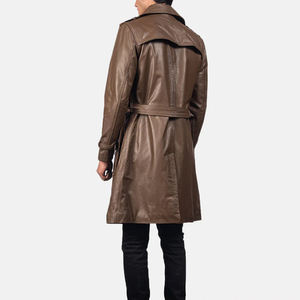 Abrigo de Cuero Cortavientos para Hombre, Talla Grande, Alta Calidad, Abrigo de Motocicleta de Moda para Invierno - Product Image 2