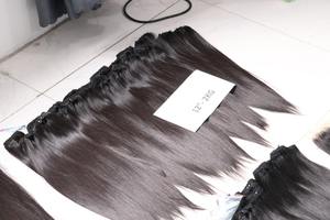 Vietnamese Virgin Single Donor Hair Bone Straight Natural Color Machine Double Weft <b>Tangle</b>-Free No Shedding for Perming All Dye - Product Image 6