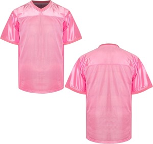 Maillot de football américain personnalisé en maille polyester respirante avec logo brodé, coupe professionnelle OEM, manches courtes, tenue d'équipe - Product Image 1