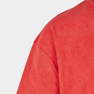 T-shirt personnalisé imprimé de haute qualité, style vintage, respirant, à épaules tombantes, en coton épais 100 %, délavé à l'acide, coupe classique, anti-plis - Product Image 3