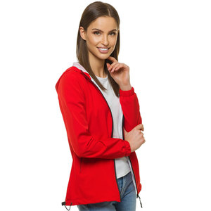Factory Made Women's Winter Fleece Softshell <b>Jacket</b> Breathable Outdoor Zipper Closure Windproof Softshell <b>Jacket</b> - Product Image 2