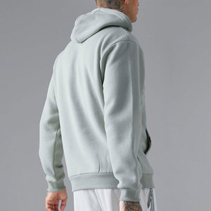 Sweat à capuche gaufré OEM pour homme, coupe oversize, mélange de coton, style streetwear décontracté, fournisseur de mode hiver - Product Image 4