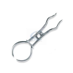 Pince à barrage dentaire en acier inoxydable réutilisable et autoclavable pour l'isolation du barrage dentaire, instrument de placement CE ISO OE - Product Image 4