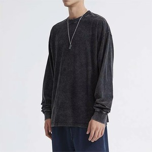 เสื้อสเวตเชิ้ตถักสำหรับผู้ชาย ผ้าโพลีเอสเตอร์/คอตตอน 280 กรัม คอกลม แขนยาว ผ้าฟลีซ กันน้ำ กันลม ระบายอากาศ แห้งเร็ว - Product Image 1