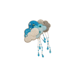 Broches de mode personnalisées faites à la main avec perles de rocaille, épingles perlées artisanales, accessoires de broches de luxe sur mesure, artisanat haut de gamme - Product Image 4