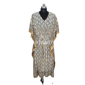Robe mi-longue vintage pour femmes faite à la main, robe longue en coton, kaftan, vêtements de nuit, décoration en dentelle, taille unique, lavable - Product Image 5