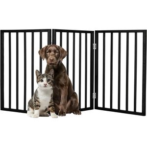 Cancelletto per Animali Domestici Pieghevole a 3 Pannelli da Interno 54x24 Pollici, Recinzione per Cani per Scale, Corridoi o Porte - Product Image 1