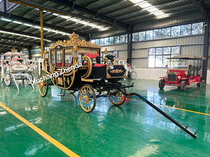 Calèche royale de luxe personnalisée de haute qualité pour mariage, calèche à chevaux à 4 roues - Product Image 5