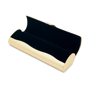 Estuche Rígido para Gafas de Metal de Aluminio con Interior Negro, Forma Rectangular, Funda Protectora para Guardar Gafas - Product Image 1