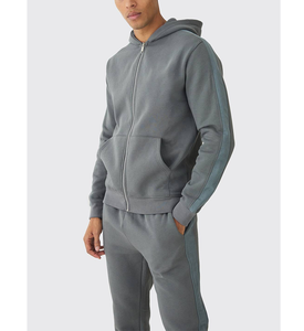 Chaqueta Deportiva Personalizada para Hombre con Cierre, Conjunto de 2 Piezas de Chándal de Forro Polar Térmico, Ropa Deportiva de Invierno, Manga Larga, Cálida, Transpirable, para Entrenamiento de Fútbol - Product Image 5