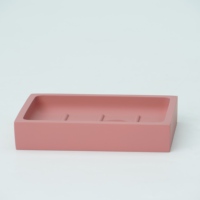 Porte-savon cylindrique en résine, accessoire de salle de bain pour la maison et l'hôtel