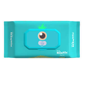 Toallitas Húmedas Premium de Rayón de Alta Calidad Kinkin para Bebés, 80 Piezas, para Limpieza de la Piel y Higiene Personal - Product Image 1