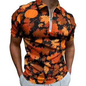 Camisas de Golf Personalizadas para Hombre, de Poliéster/Algodón, Tela de Lona Transpirable, Ecológicas, de Manga Corta, de Alta Calidad, Casuales - Product Image 1