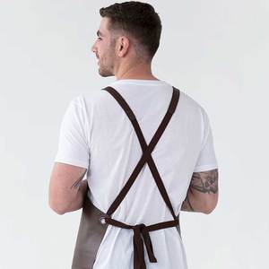 Tablier en cuir ergonomique pour les passionnés de grillades et de barbecues, idéal pour une utilisation prolongée, tablier en cuir imperméable pour travaux salissants - Product Image 5
