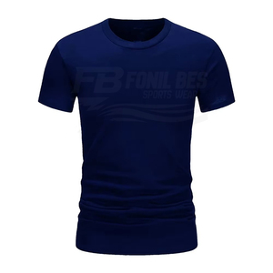 เสื้อยืดคอกลมแขนสั้นสีดำทรงปกติผ้าฝ้าย 100% ระบายอากาศได้ดีใส่สบายสำหรับผู้ชายฤดูร้อน น้ำหนัก 180 กรัม - Product Image 2