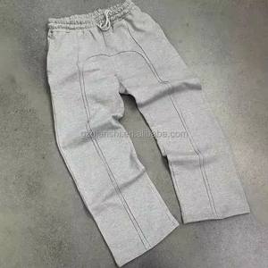 Pantalones Unisex de Lona de Poliéster/Algodón de Alta Calidad, Estilo Vintage Oscuro, Ecológicos, de Peso Medio, Antiarrugas, de Secado Rápido y Cintura Elástica - Product Image 3