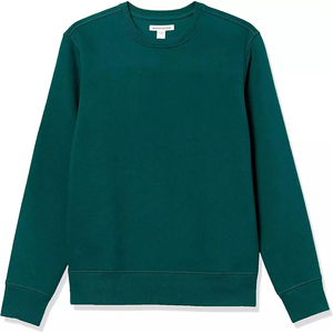เสื้อสเวตเชิ้ตคอกลมสีเขียวอมฟ้าสำหรับผู้ชาย แขนยาว ผ้าฝ้ายนุ่ม สวมใส่สบาย สไตล์ลำลอง สตรีทแวร์ ธุรกิจ เสื้อผ้ากีฬา ขายส่ง - Product Image 3