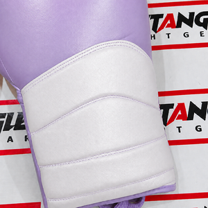 Gants de boxe rectangulaires à lacets, équipement d'entraînement professionnel pour le combat et le sparring, en cuir véritable, fabriqués à la main, pour adultes. - Product Image 4