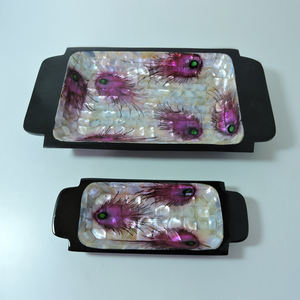 Handmade Design of Mother of Pearl Inlay Bowl Wooden Bowl MOP Bowl Serving Bowl Inlay Bowl for Serving at factory Price - Product Image 6